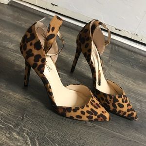 Anne Michelle leopard heels